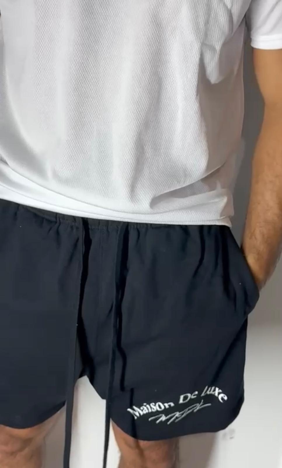 Maison De Luxe Cotton Short with Cotton Shirt