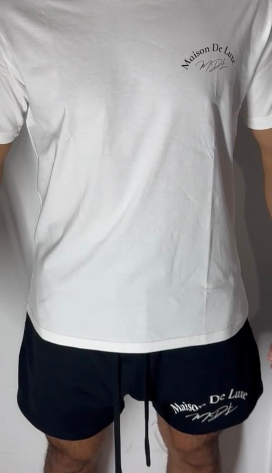 Maison De Luxe Cotton Short with Cotton Shirt