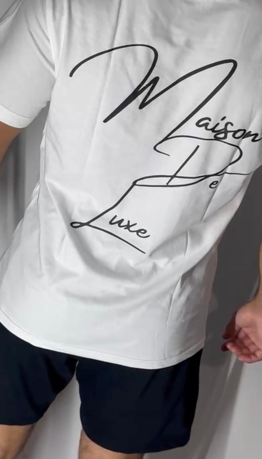 Maison De Luxe Cotton Short with Cotton Shirt