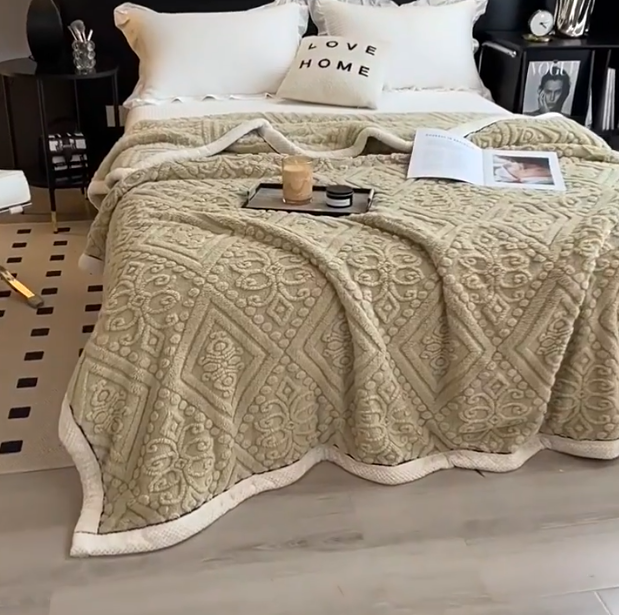Luxury sofa, throw, bedroom blanket